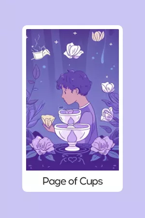 Page of Cups tarot card