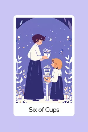 Six of Cups tarot card