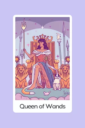 Queen of Wands tarot card