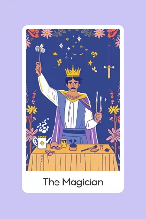 The Magician tarot card