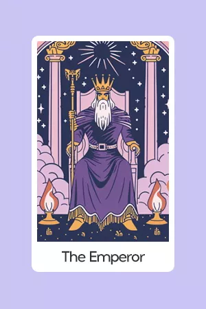 The Emperor tarot card