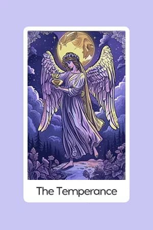 Temperance tarot card