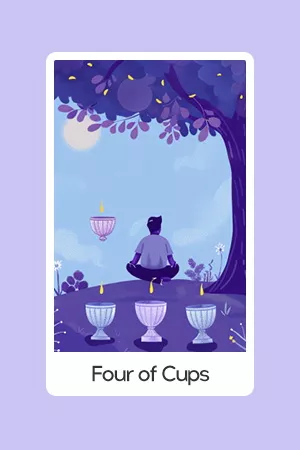 Four of Cups tarot card
