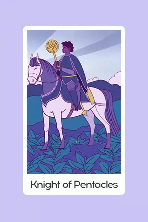 Knight of Pentacles tarot card