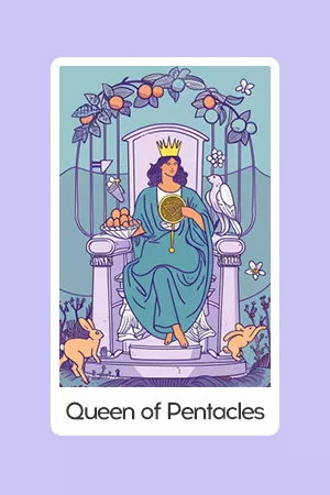 Queen of Pentacles tarot card