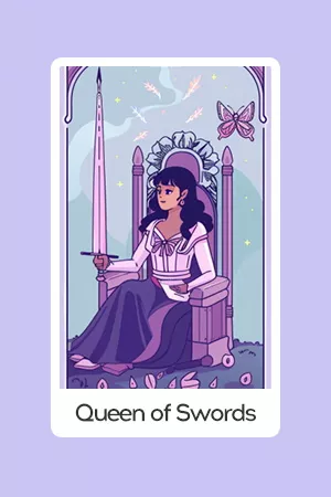 Queen of Swords tarot card
