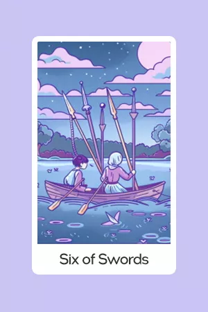 Six of Swords tarot card