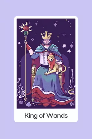 King of Wands tarot card