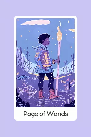 Page of Wands tarot card