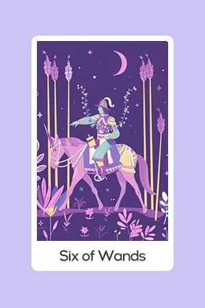 Six of Wands tarot card