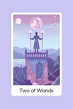 Two of Wands tarot card