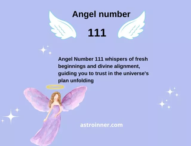 angel number 111 meaning
