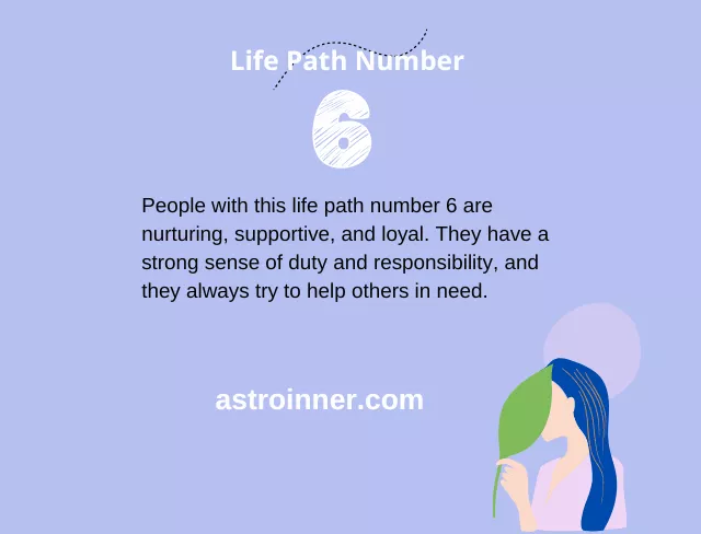 life path number 6 