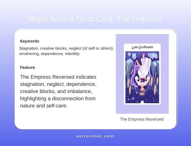 The Empress Reversed Meaning