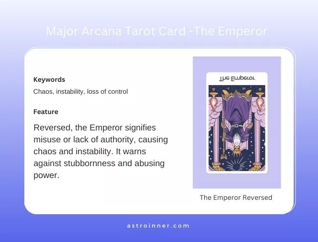 The Emperor  Reversed Meaning