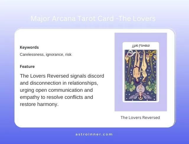 The Lovers Reversed Meaning