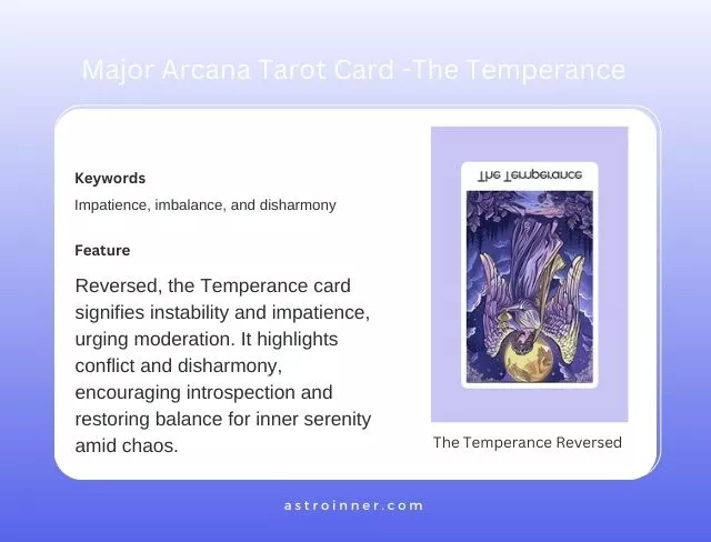 The Temperance Reversed Meaning