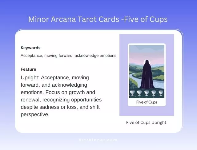 Five of Cups Upright Meaning