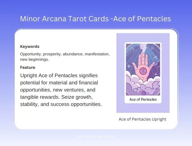 Ace of Pentacles Upright Meaning