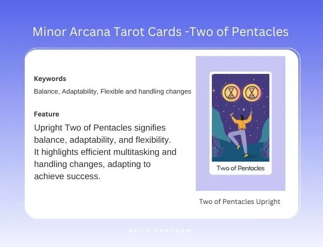 Two of Pentacles Upright Meaning