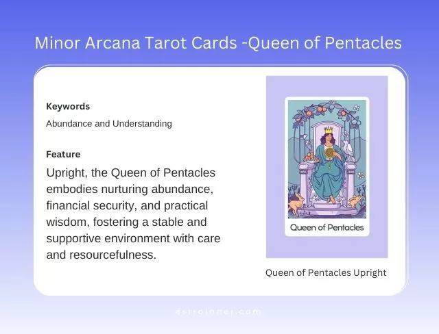 Queen of Pentacles Upright Meaning