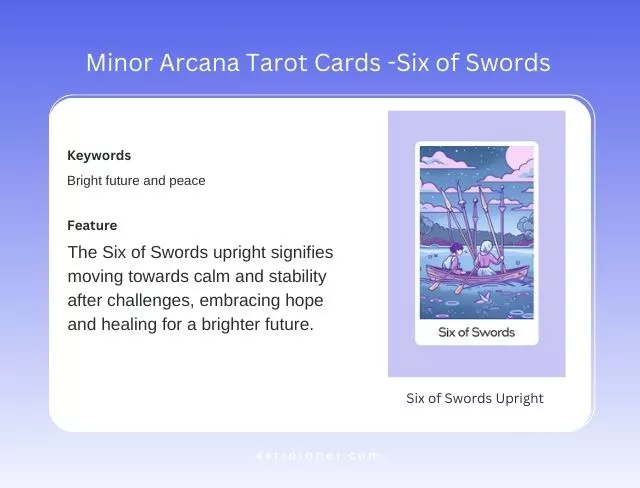 Six of Swords Upright Meaning