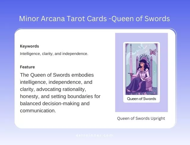 Queen of Swords Upright Meaning