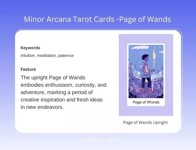 Page of Wands Upright Meaning