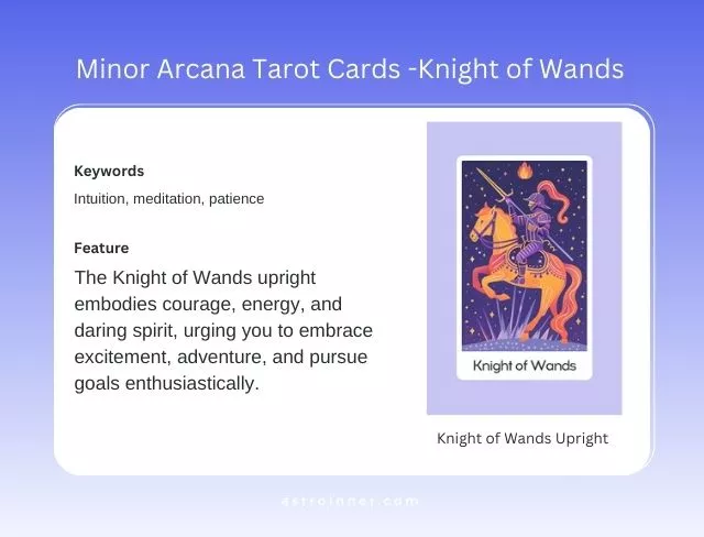 Knight of Wands Upright Meaning