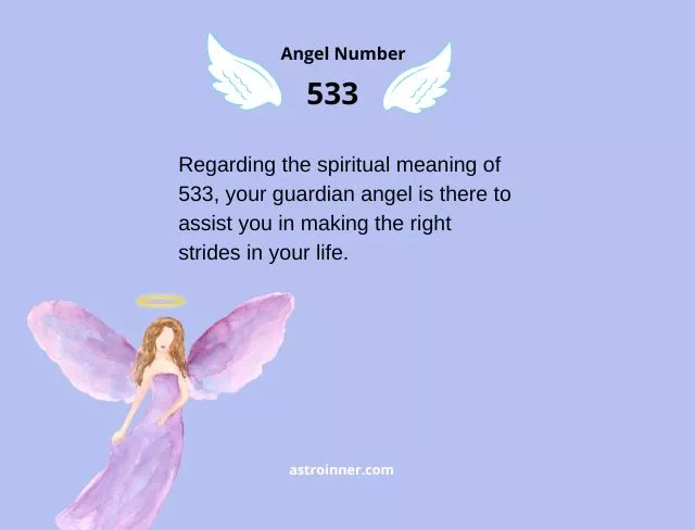 Seeing 533 angel number 