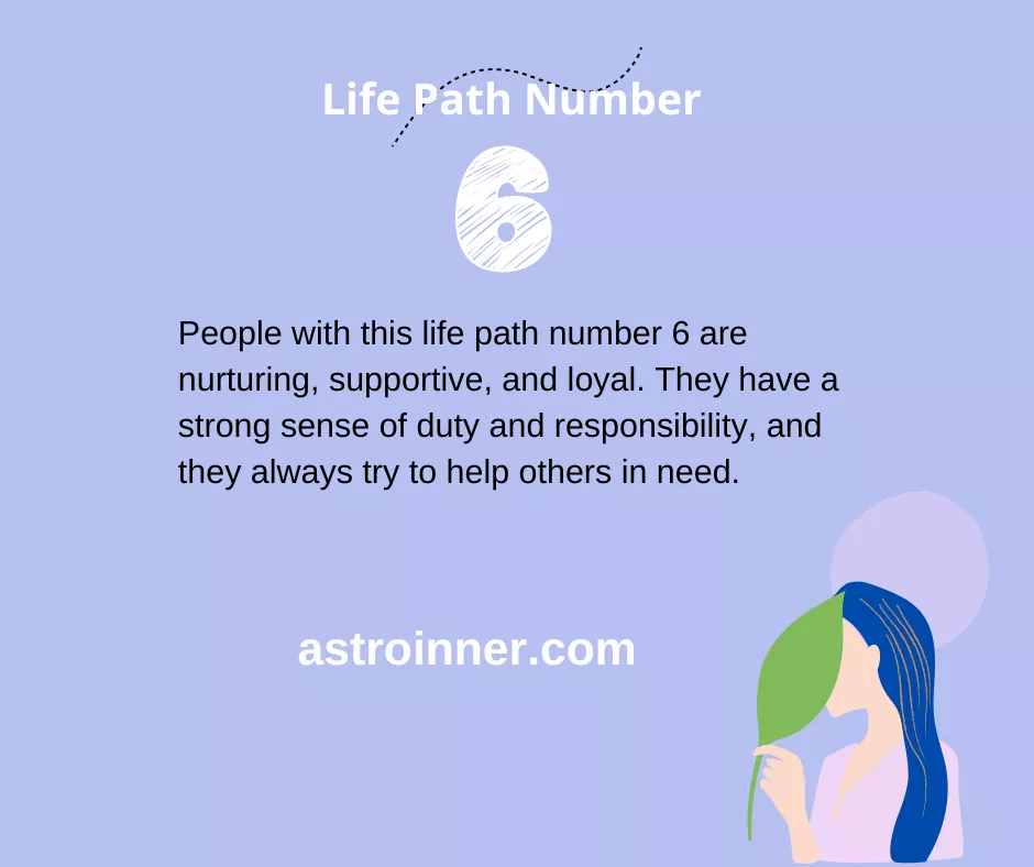 life path number 6